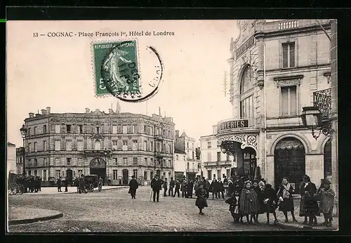 AK Cognac, Place Francois, Hotel de Londres