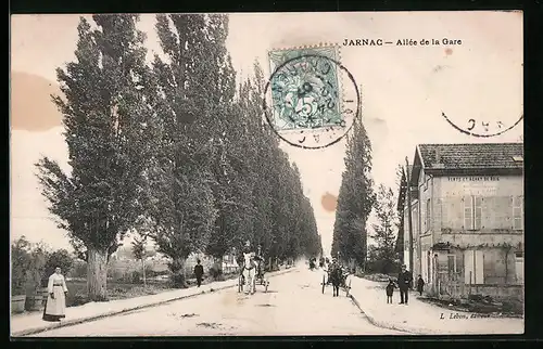 AK Jarnac, Allée de la Gare