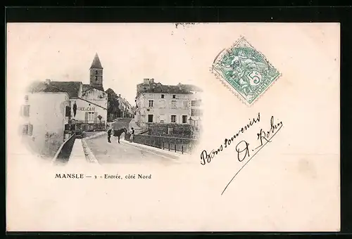 AK Mansle, Entrée au coté Nord