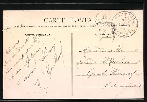 AK Montbron, L`Hopital et l`Entrée de la Ville