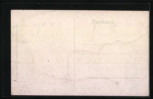 AK Durlach i. B., Schule und Kriegerdenkmal