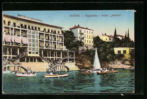 AK Susak, Kupaliste i Hotel Jadran