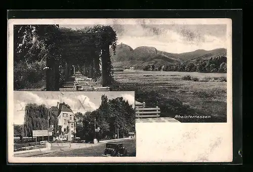 AK Rolandswerth /Rhein, Hotel-Restaurant u. Cafe Gretenhof, Inh. Frau J. Becher