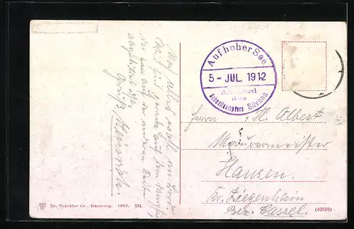 AK Salondampfer Silvana in voller Fahrt