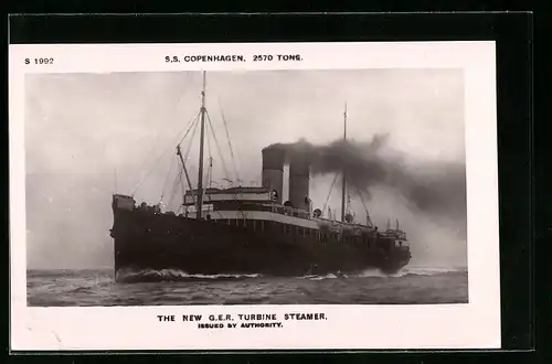 AK Passagierschiff SS Copenhagen