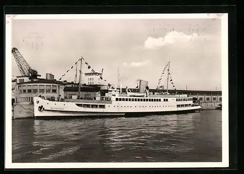 AK Passagierschiff MS Glückauf an der Bremer Columbuskaje