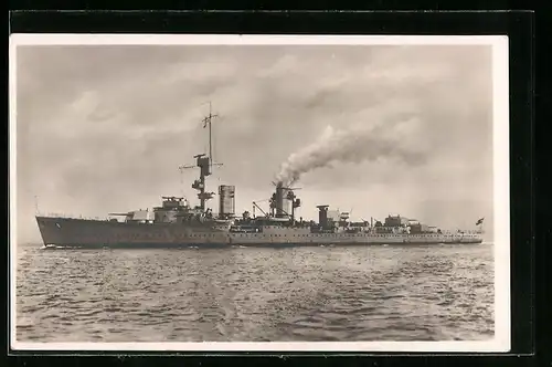 AK Kreuzer Karlsruhe der Kriegsmarine