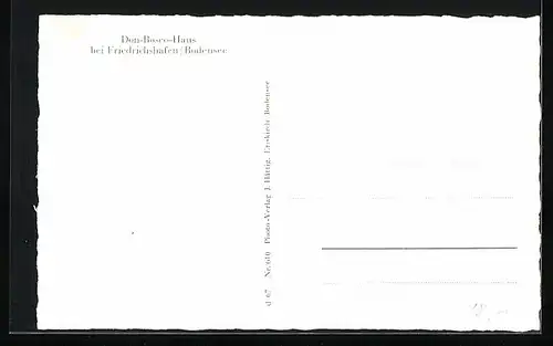 AK Friedrichshafen /Bodensee, Don-Bosco-Haus