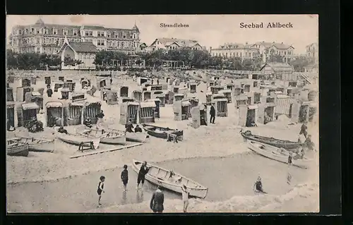 AK Ahlbeck, Strandleben