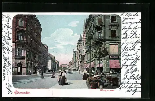 AK Chemnitz, Blick in die Königstrasse