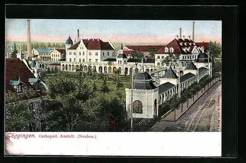 AK Göggingen, Neubau der Orthopädischen Anstalt