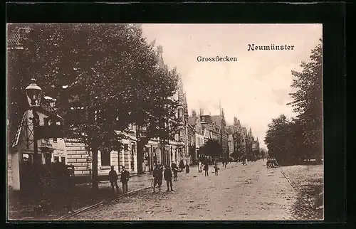 AK Neumünster, Strassenpartie am Grossflecken