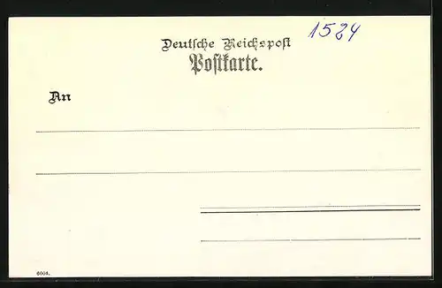 AK Tangermünde, Gruss mit Totalansicht