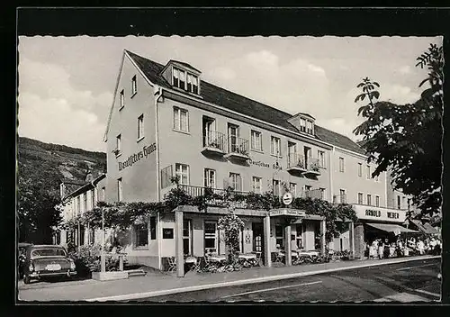 AK Kamp /Rh., Hotel Deutsches Haus, Inh. Karl Kimmel
