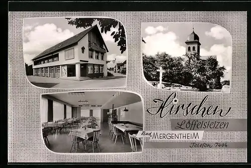 AK Löffelstelzen b.Bad Mergentheim, Gasthaus Hirschen