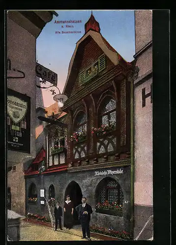 AK Assmannshausen a. Rhein, Alte Bauernschänke