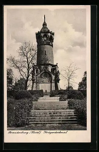 AK Brandenburg /Havel, Kriegerdenkmal