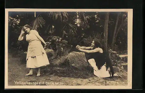 AK Oetigheim, Szene während der Volksschauspiele