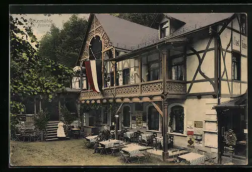 AK Dresden-Pillnitz, Gasthaus Meixmühle