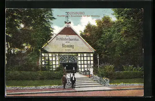 AK Duisburg, Gasthaus Zum Westfälischen Bauernhaus an der Monning