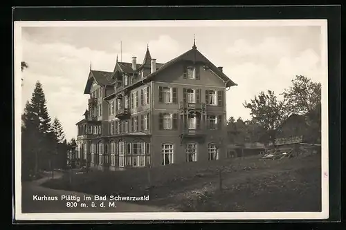 AK Plättig, Kurhaus Plättig