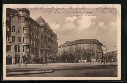 AK Berlin-Charlottenburg, Augusta-Victoria-Platz