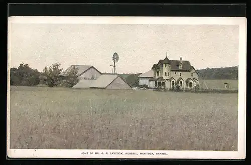 AK Russell, Home of Mr. J. P. Laycock