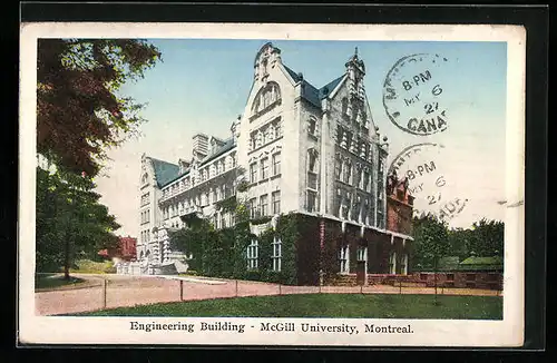 AK Montreal, Engineering Building, McGill University