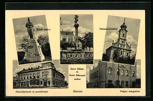 AK Hatvan, Takarékpénztár és postahivatal, Polgári lednyiskola