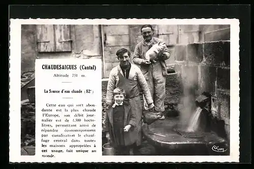 AK Chaudesaigues, La Source d`eau chaude