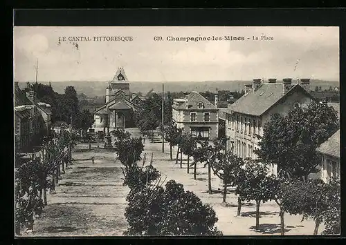 AK Champagnac-les-Mines, La Place