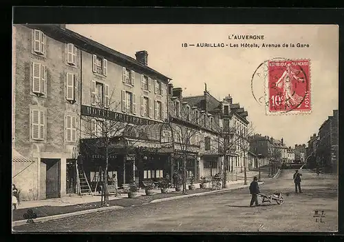 AK Aurillac, Les Hotels, Avenue de la Gare