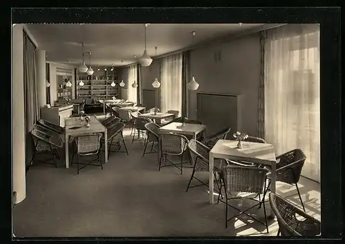 AK Neustadt i. Sa., HO-Café Wochenpost