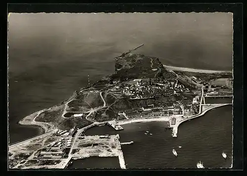 AK Helgoland, Fliegeraufnahme der Insel