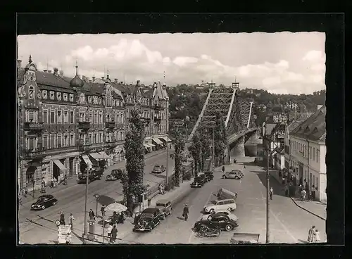 AK Dresden-Blasewitz, Schillerplatz aus der Vogelschau