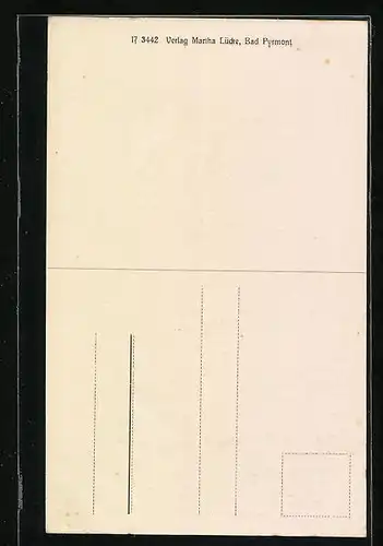 AK Bad Pyrmont, Stadtkirche, Frontansicht