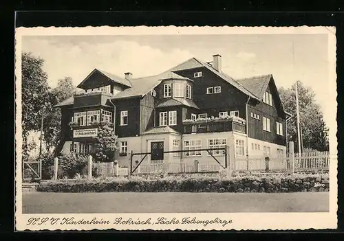 AK Gohrisch /Sächs. Felsengebirge, NSV. Kinderheim