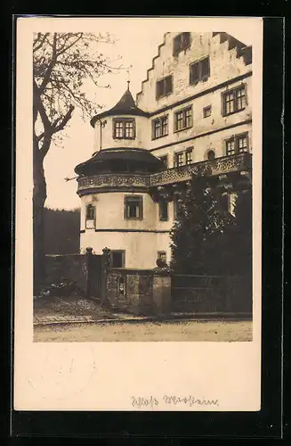 AK Würzbach, Ansicht vom Schloss
