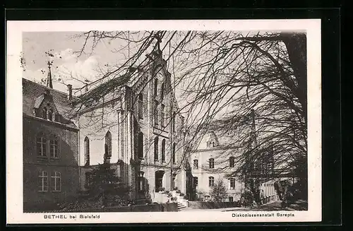 AK Bethel bei Bielefeld, Diakonissenanstalt Sarepta, Seitenansicht