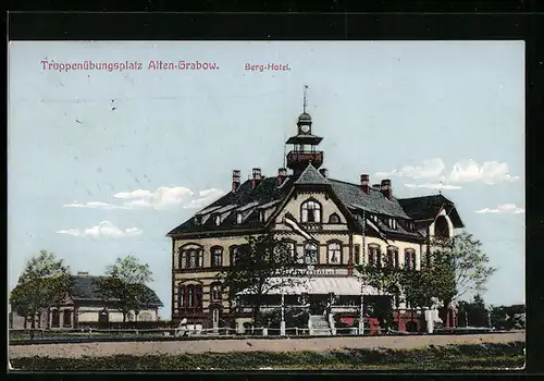 AK Alten-Grabow, Truppenübungsplatz, Berg-Hotel