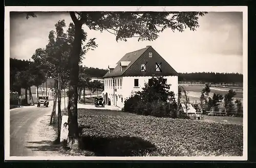 AK Georgenfeld /Erzgeb., Gasthaus Grenzsteinhof