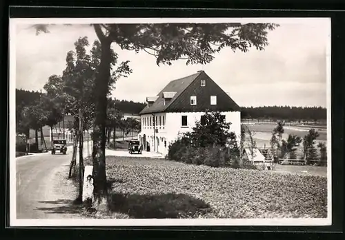 AK Georgenfeld /Erzgeb., Gasthaus Grenzsteinhof