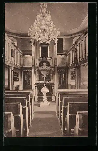 AK Obercrinitz, Inneres der Kirche