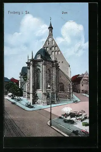 AK Freiberg i. Sa., Blick auf den Dom