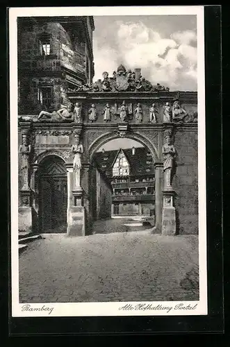 AK Bamberg, Alte Hofhaltung Portal