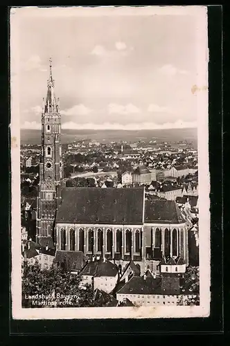 AK Landshut i. Bayern, Ansicht der Martinskirche