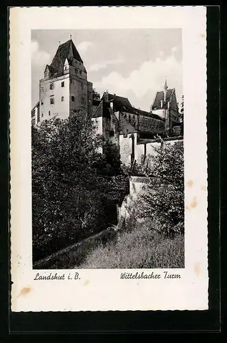 AK Landshut i. B., Wittelsbacher Turm