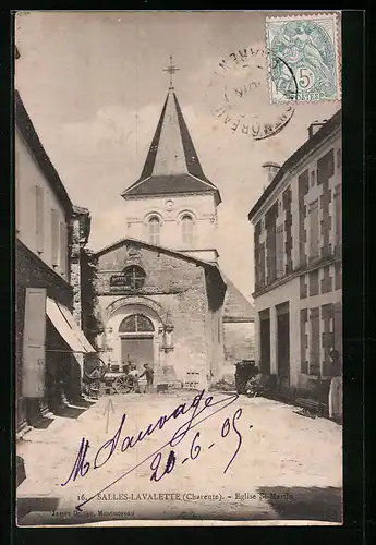 AK Salles-Lavalette, Eglise St-Martin