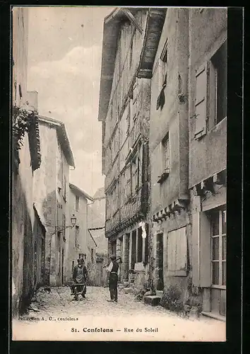 AK Confolens, Rue du Soleil