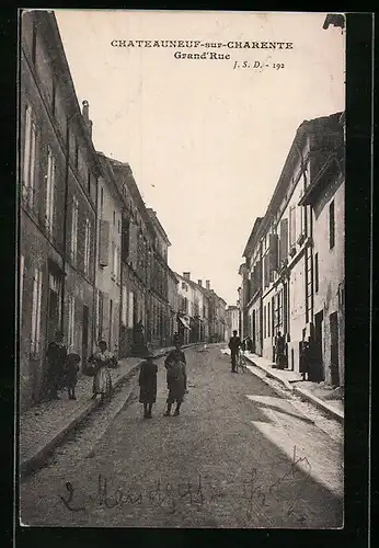 AK Chateauneuf-sur-Charente, Grand`Rue